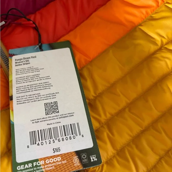 NWT - Cotopaxi Women's Fuego Down Vest - Picture 3 of 7